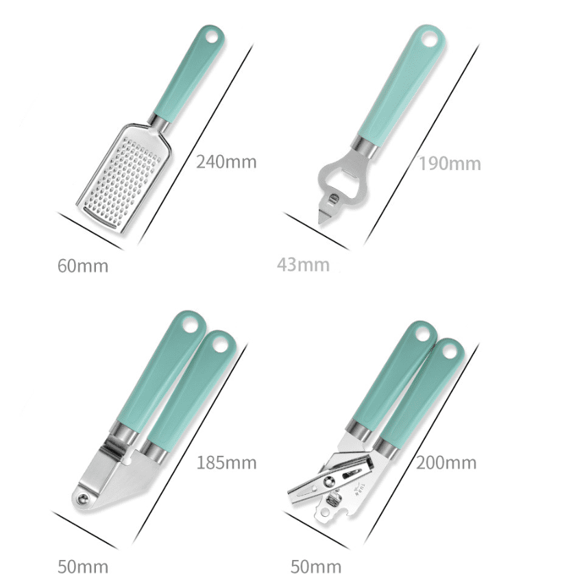 Modern and Simple Stainless Steel Kitchen Utensils