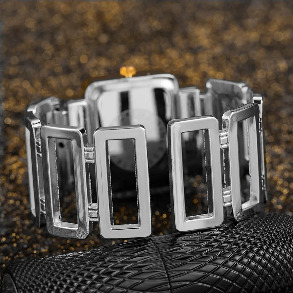 Fashion Rectangular Dial Women's Watches Exquisite Personality Bracelet Quartz Watches for Ladies jewellery woman Reloj
