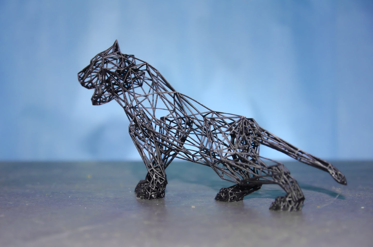 High-Precision Jaguar Sculpture