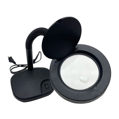 Desktop Magnifier with Lamp for Jewellery Watch Welding Repair Adjustable Illuminated Magnifying Glass Jewelry Tools