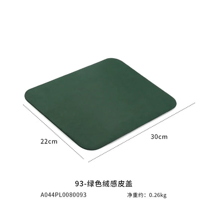 Velvet Jewelry Tray Set Multi-Compartment Storage for Rings Earrings Necklaces Watches Jewellery Organizer Tray Green