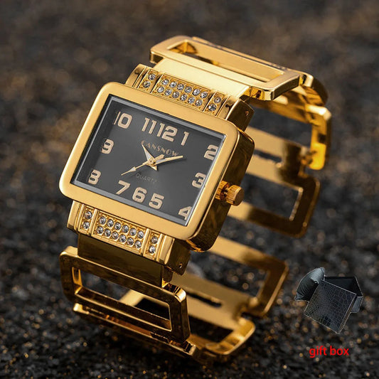 Fashion Rectangular Dial Women's Watches Exquisite Personality Bracelet Quartz Watches for Ladies jewellery woman Reloj