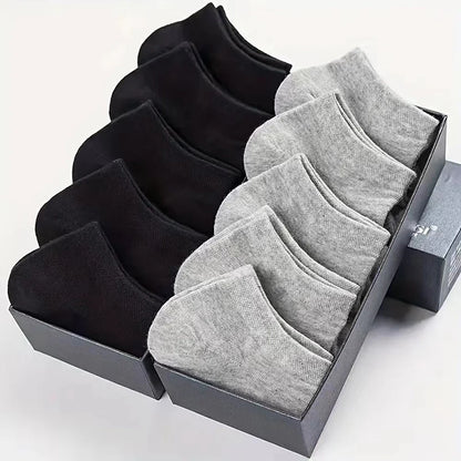 Unisex 40/20/10 Pairs of Solid Color Socks, Soft and Lightweight Ankle Socks, WOMEN'S Casual Boat Socks, Low Cut Ankle Socks