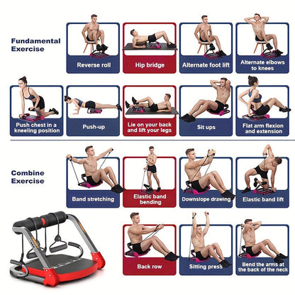 6-in-1 Abdominal Trainer Home Body Shaping Machine