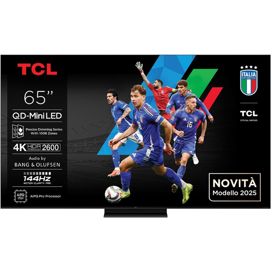 TCL 65C7K televízor 165,1 cm (65") 4K Ultra HD Smart TV Wi-Fi Kovová 2600 cd/m² (65C7K)