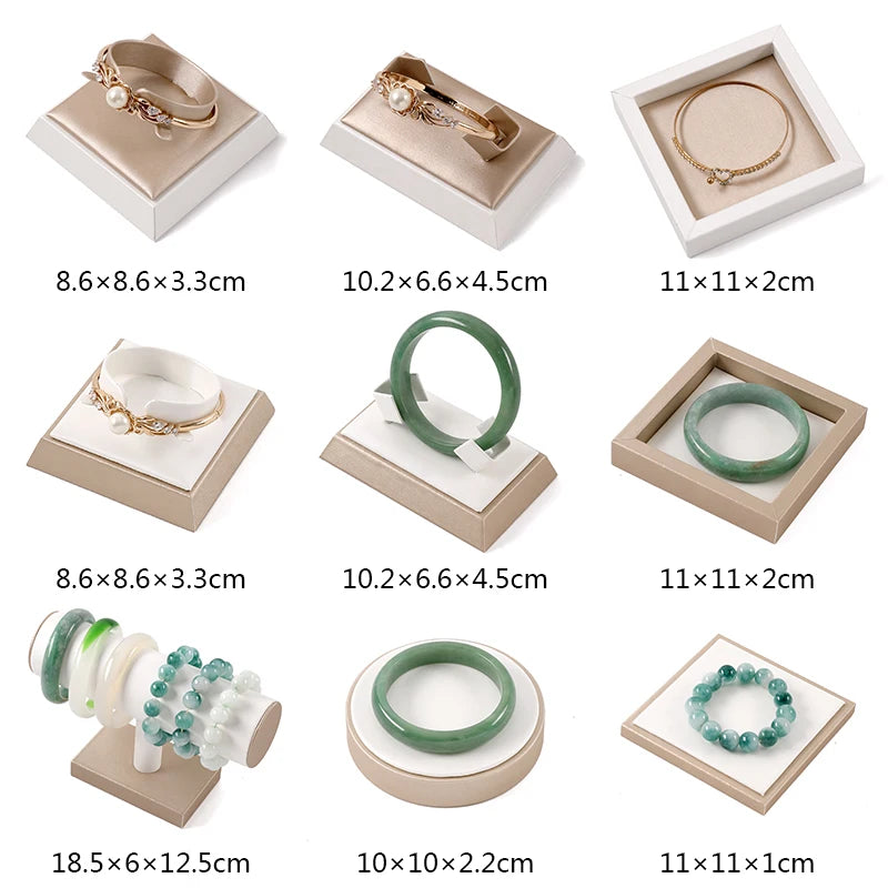 Jewellery Ring Earrings Pendant Necklace Watch Display Tray Case Stand Holder Organizer Jewelry Set Storage Shop Showcase
