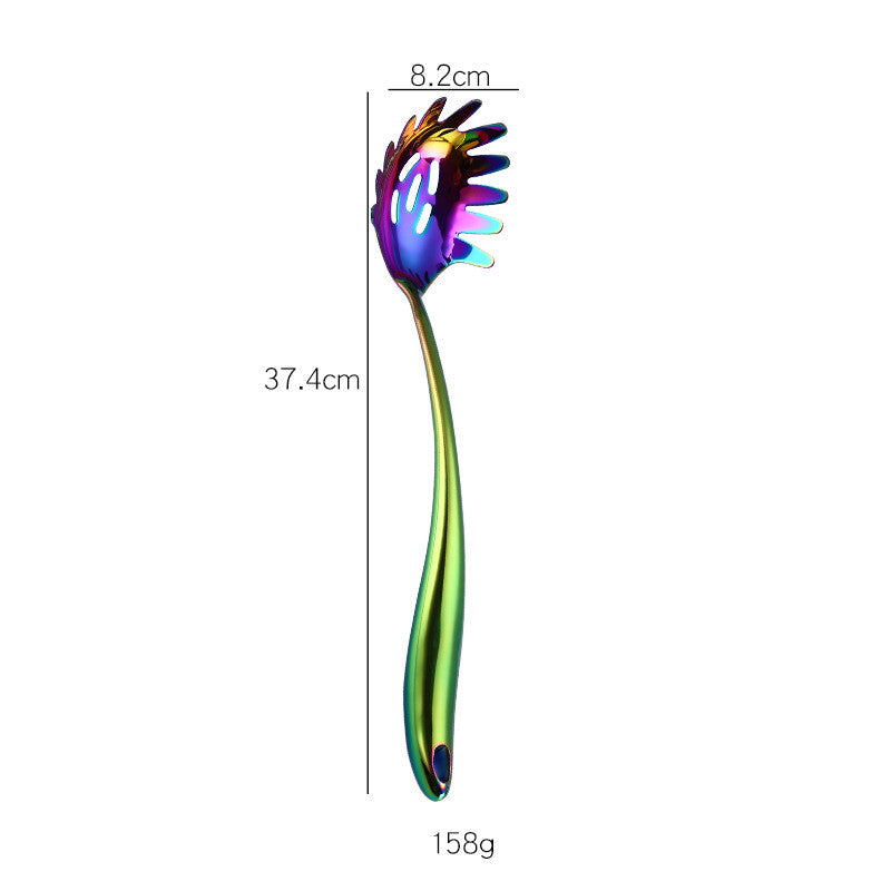 Colorful Stainless Steel Kitchen Utensils Set
