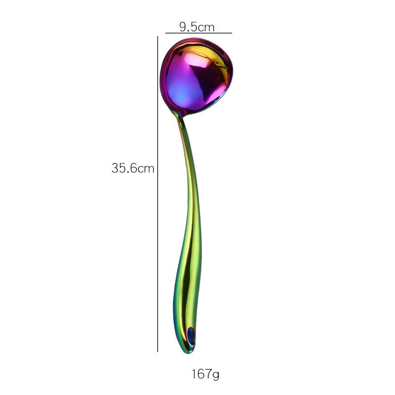 Colorful Stainless Steel Kitchen Utensils Set