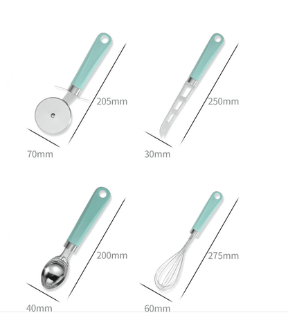 Modern and Simple Stainless Steel Kitchen Utensils