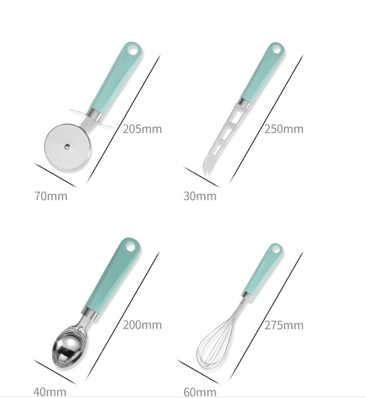 Modern and Simple Stainless Steel Kitchen Utensils
