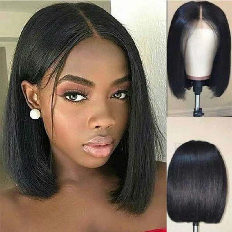 Short Brazilian Remy Bob Hair Wig