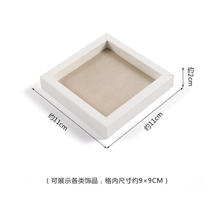 Jewellery Ring Earrings Pendant Necklace Watch Display Tray Case Stand Holder Organizer Jewelry Set Storage Shop Showcase