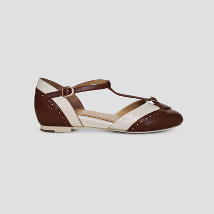Parisienne (Beige/Espresso)