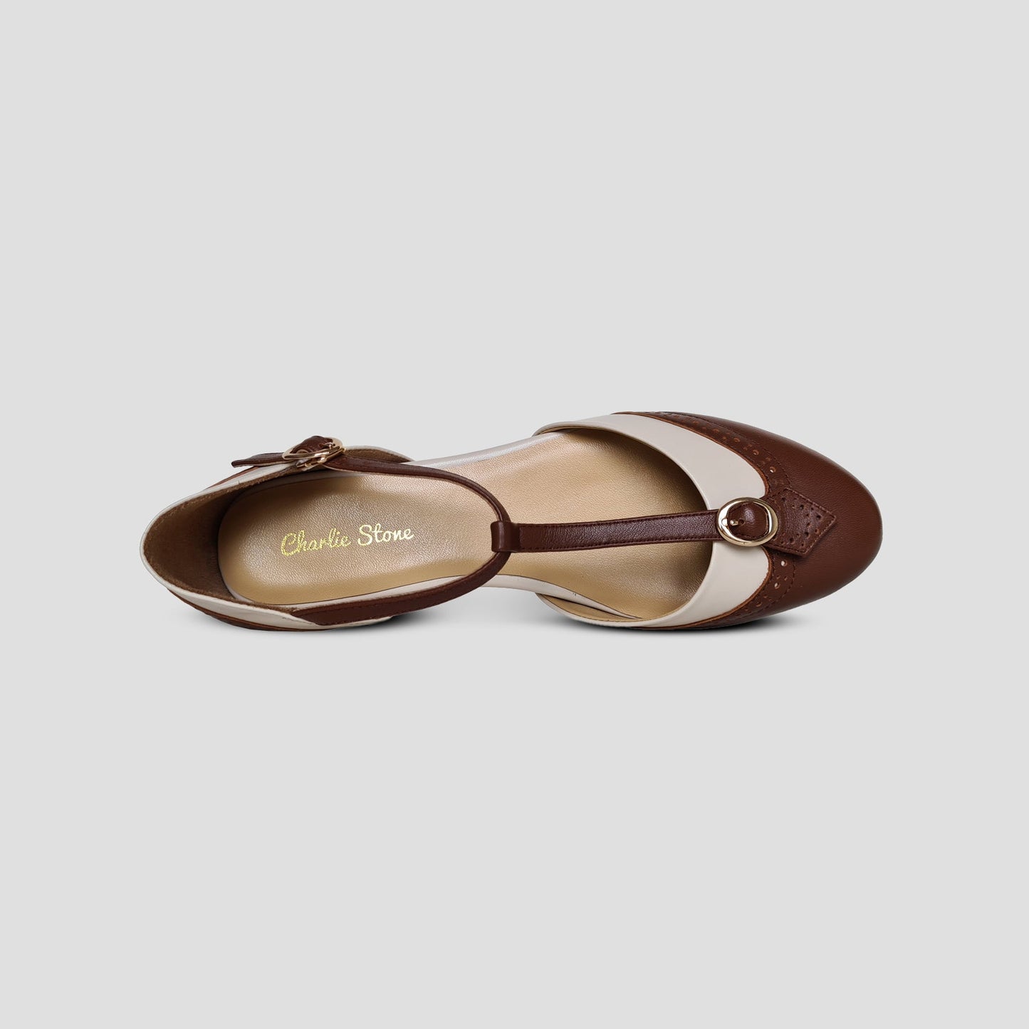 Parisienne (Beige/Espresso)