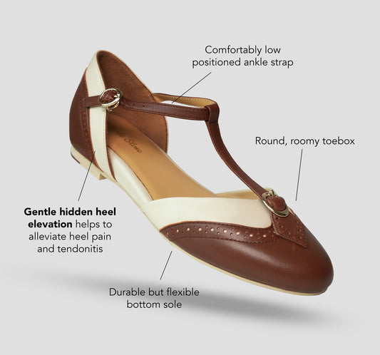 Parisienne (Beige/Espresso)