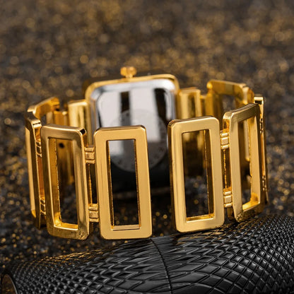 Fashion Rectangular Dial Women's Watches Exquisite Personality Bracelet Quartz Watches for Ladies jewellery woman Reloj