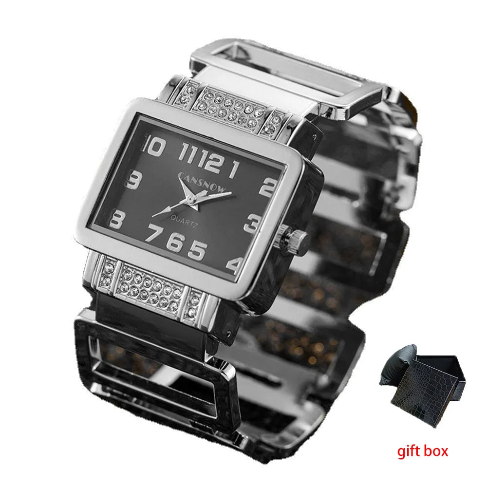 Fashion Rectangular Dial Women's Watches Exquisite Personality Bracelet Quartz Watches for Ladies jewellery woman Reloj