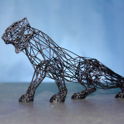 High-Precision Jaguar Sculpture