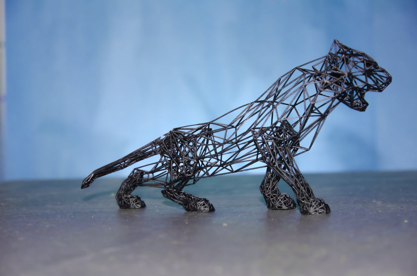 High-Precision Jaguar Sculpture